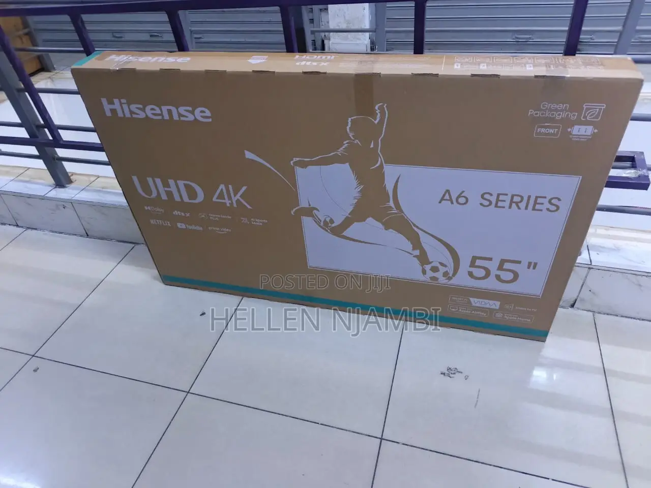 55" Hisense A6 Uhd Smart Frameless Tv