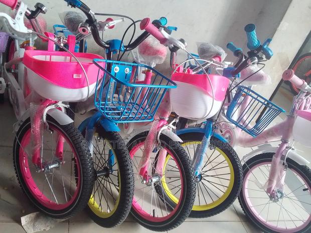 Pink/Blue Size 16 Kids Bike - main view