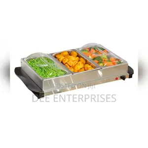 2 in 1 Triple Electric Chaffing Dish 7.5 LTRS