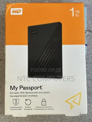 Wd My Passport - 1tb - Portable External Hard Drive - .
