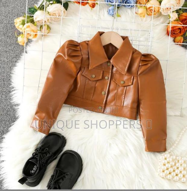 Girls Leather Jacket - main view
