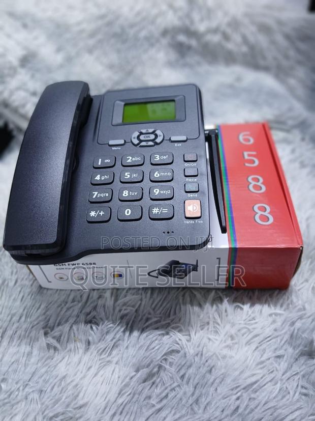 6588 GSM Fixed Wireless Phone With Sim Card - main view