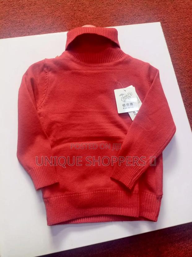 Boys Fleece Turtle Neck Sweaters - main view