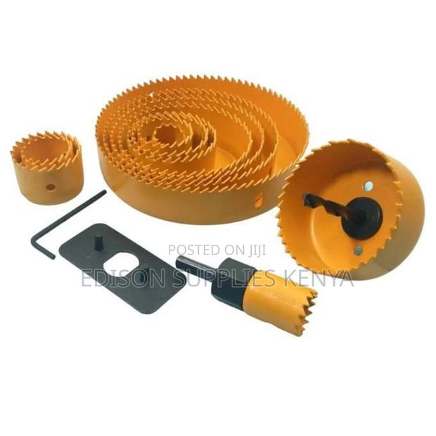 Tolsen Hole Saw Set 16pcs Drill Plywood Drywall Wood Plastic - thumbnail 4