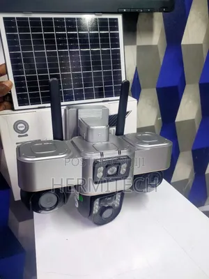 Hottest Model 3 Lens 3motors Wireless 4g Solar PTZ CCTV