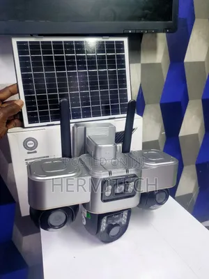 Hottest Model 3 Lens 3motors Wireless 4g Solar PTZ CCTV