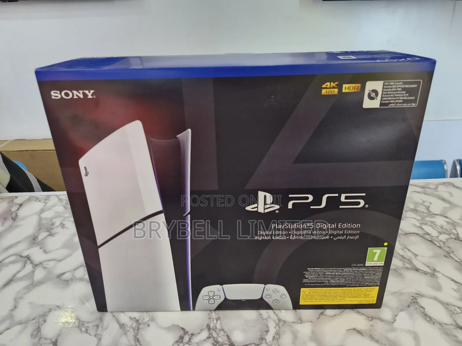 Ps5 Digital Edition White, Brand New Sealed, 1tb