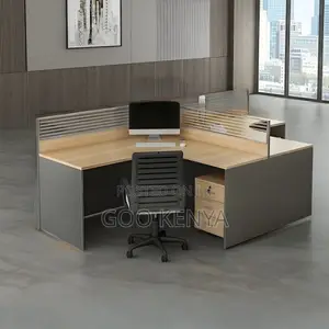 Office Desk ; 2-Way Curved Office Workstation