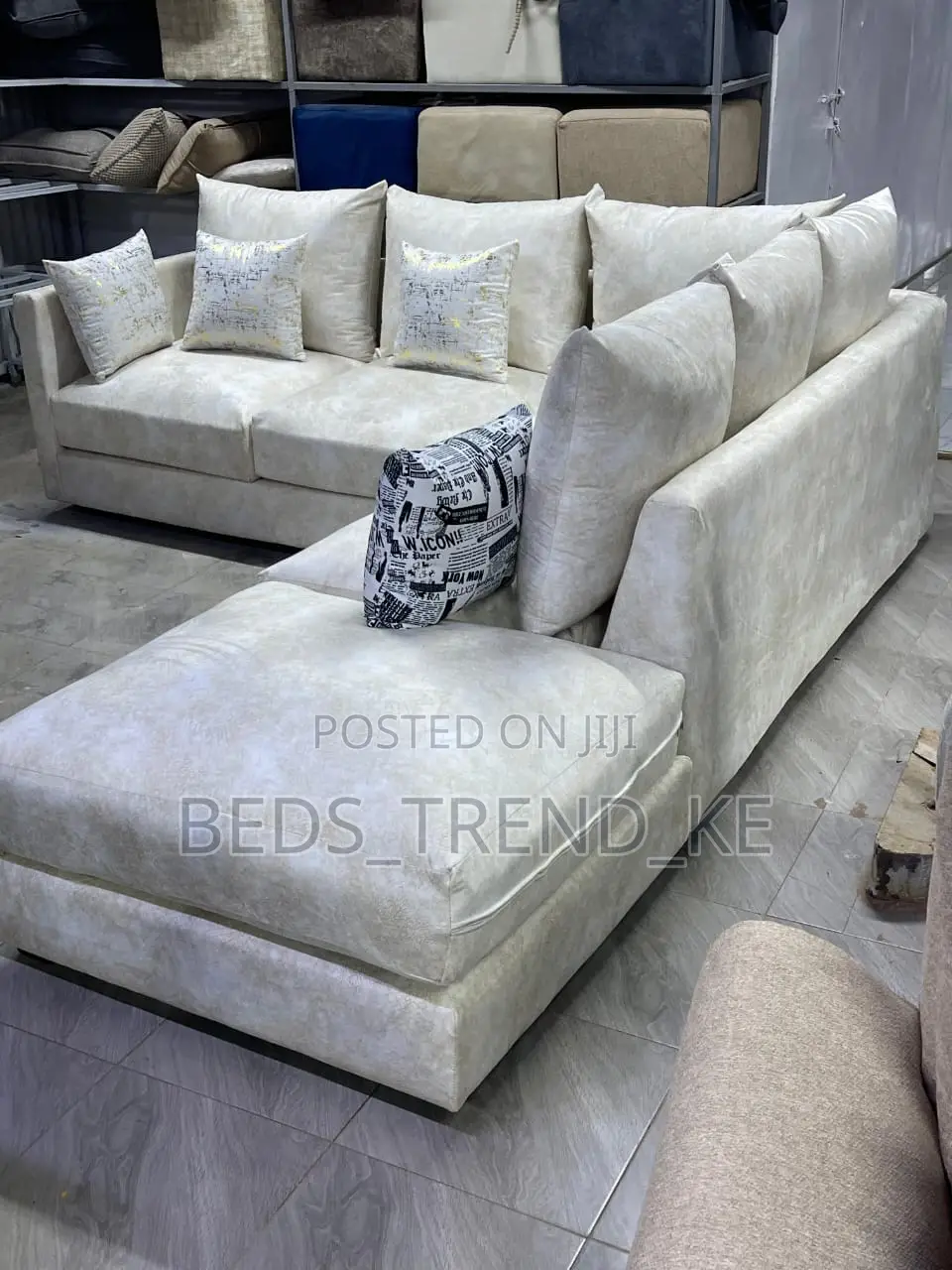 New Modernized 6 Seater L Sofa