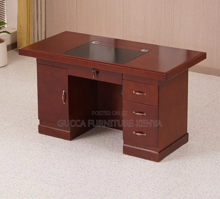 Office Desk:1.2mexecutive Simple Veneer Office Employee Desk