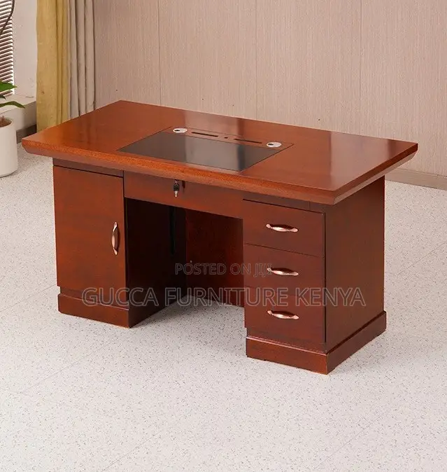 Office Desk:1.2mexecutive Simple Veneer Office Employee Desk