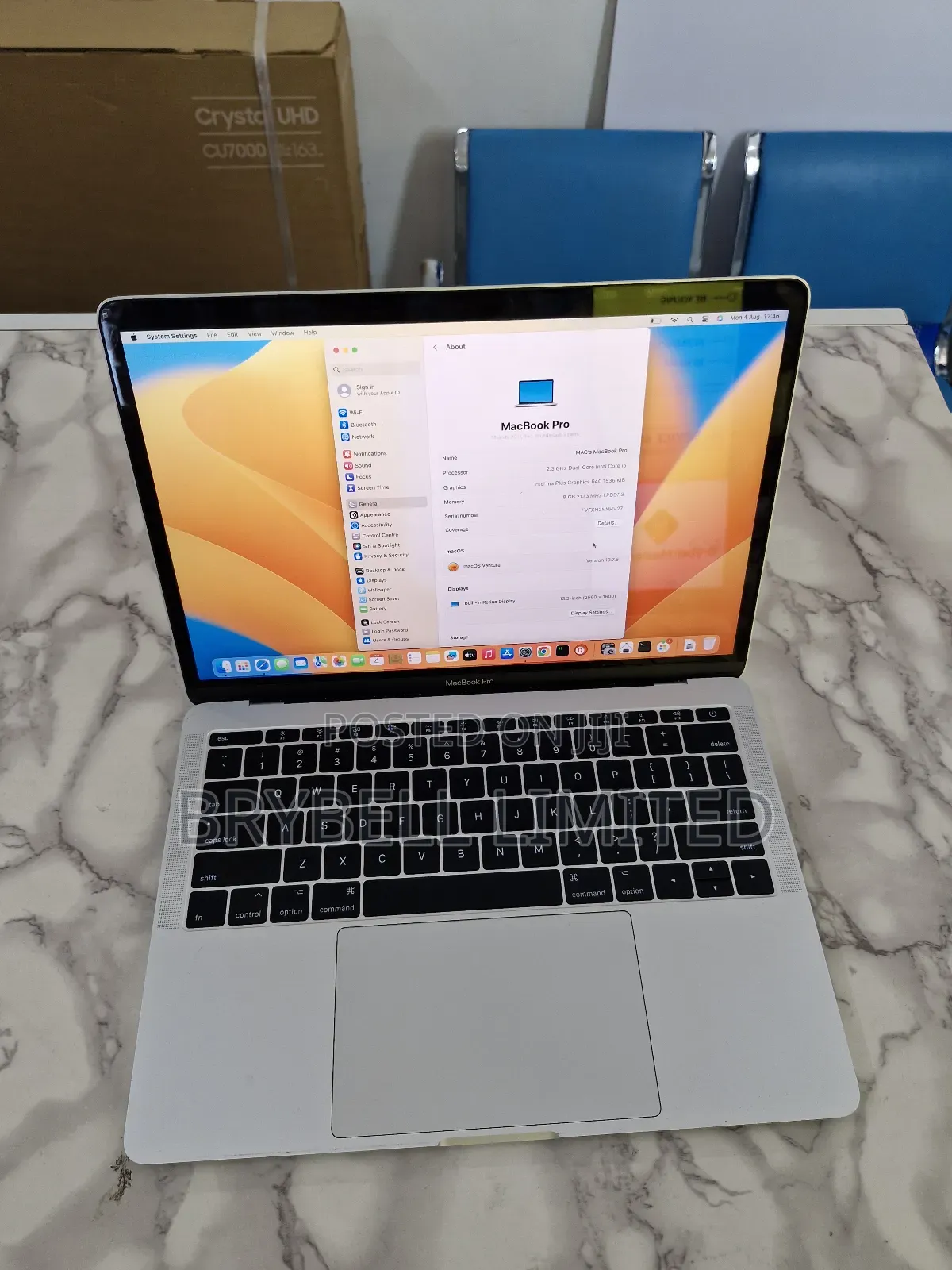 Laptop Apple MacBook Pro 2017 8GB Intel Core I5 SSD 256GB