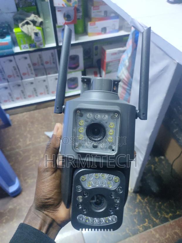 4g+Ethernet Cable 4g PTZ Dual Lense Surveillance Camera - main view