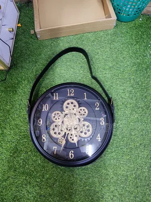 Golden Shoulder Strap Wall Clock 40cm