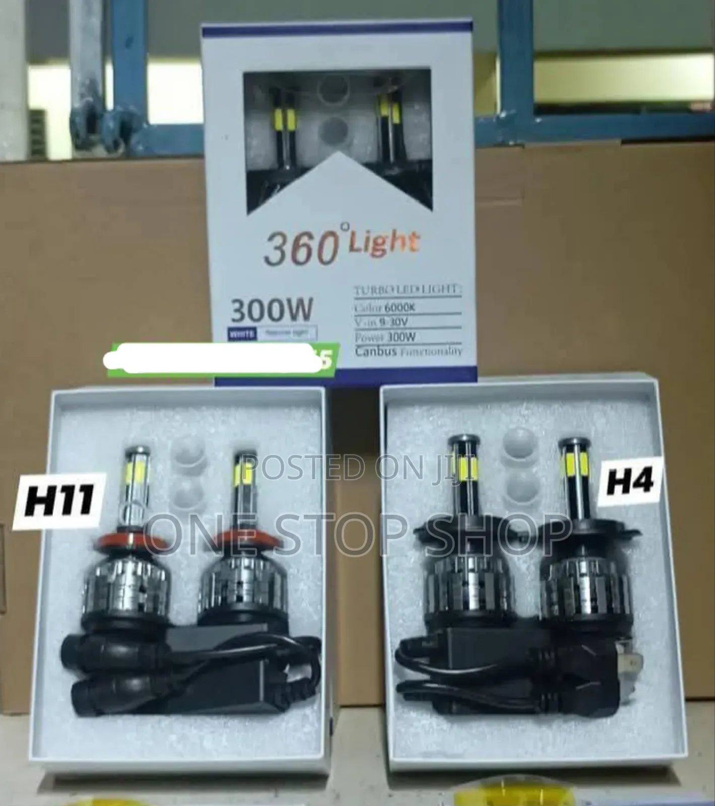 360°300watts H4/H11 Headlights/Fog Lights