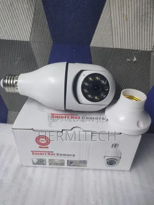 Single Lens V380 Bulb Camera Indoor and Outdoor Usage