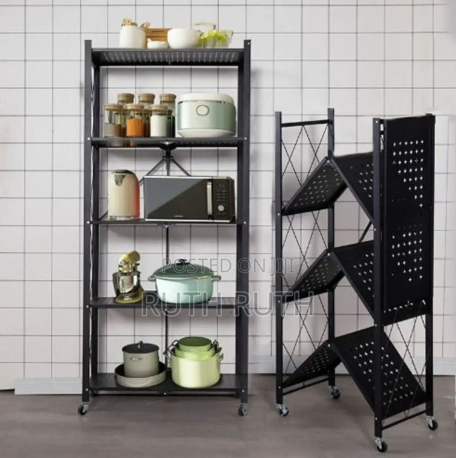 *Foldable 5 Layer Kitchen Rack*