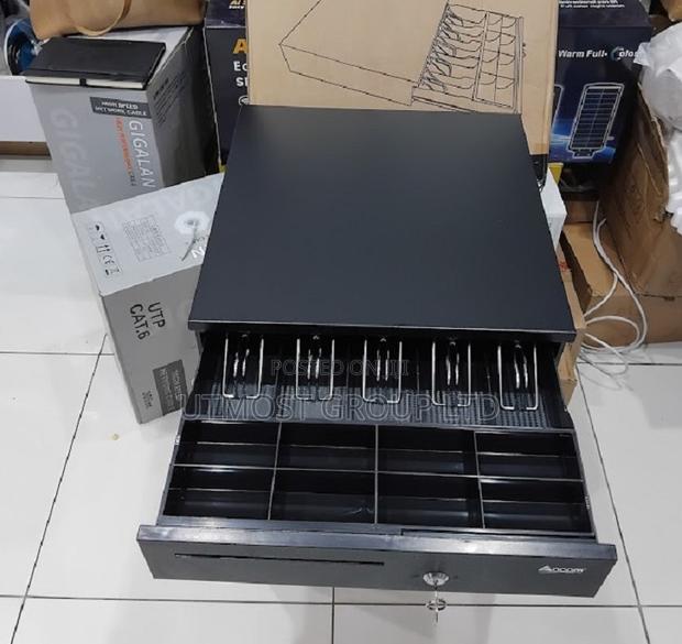 Epos Ech 410 Cash Drawer- Wire Bill Clips 5-Bills Bill Tray - main view