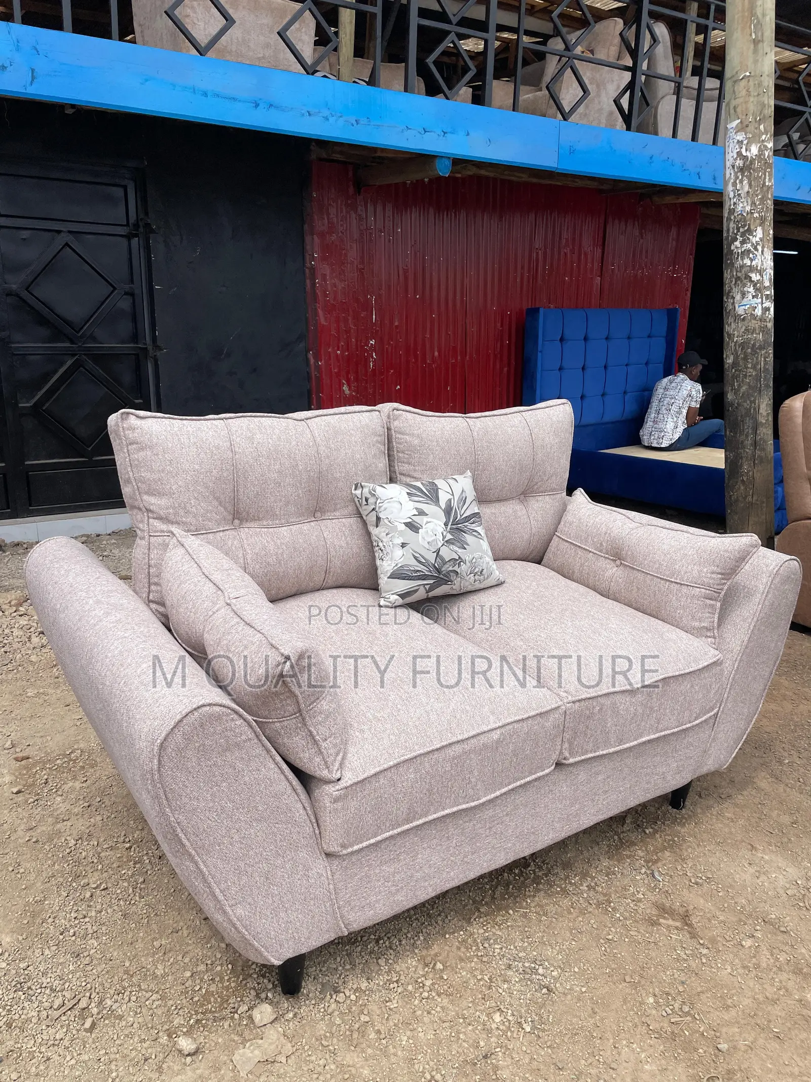 Artistic Butterfly Inspired Backrest Sofa