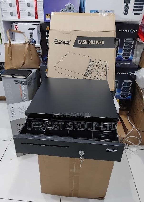 (Cash Register Drawer)Pos Cash Drawer Box 4 Bill 5 Coin Tray