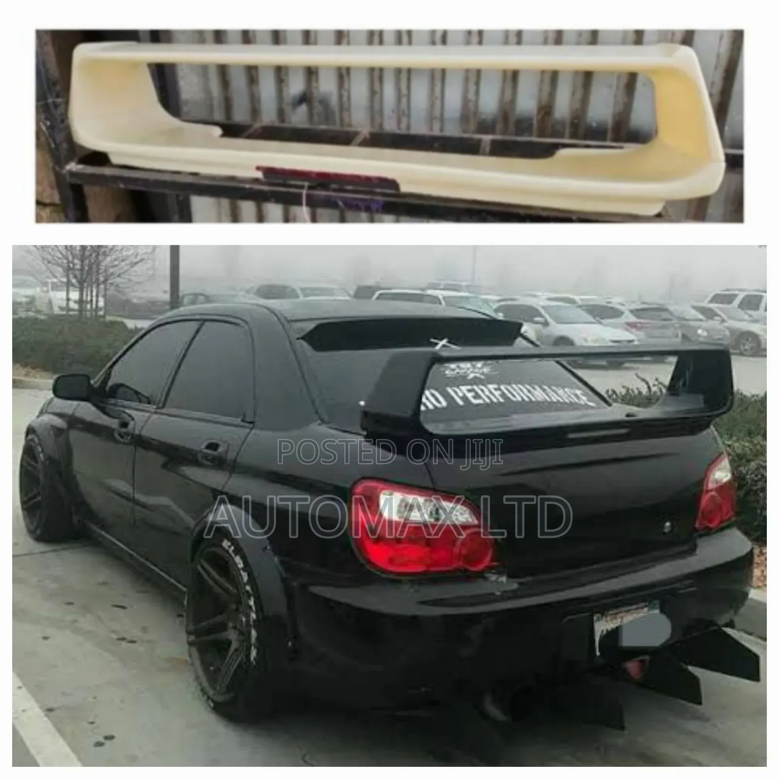 Subaru WRX Sti Rear Spoiler With Break Light Led