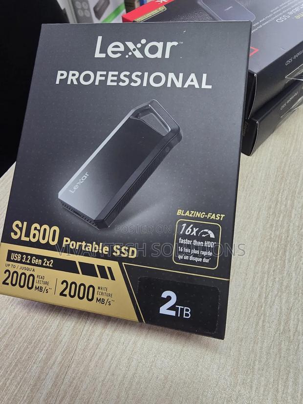 Lexar Sl600 2tb SSD / Lexar 2tb Sl600 Portable SSD - main view