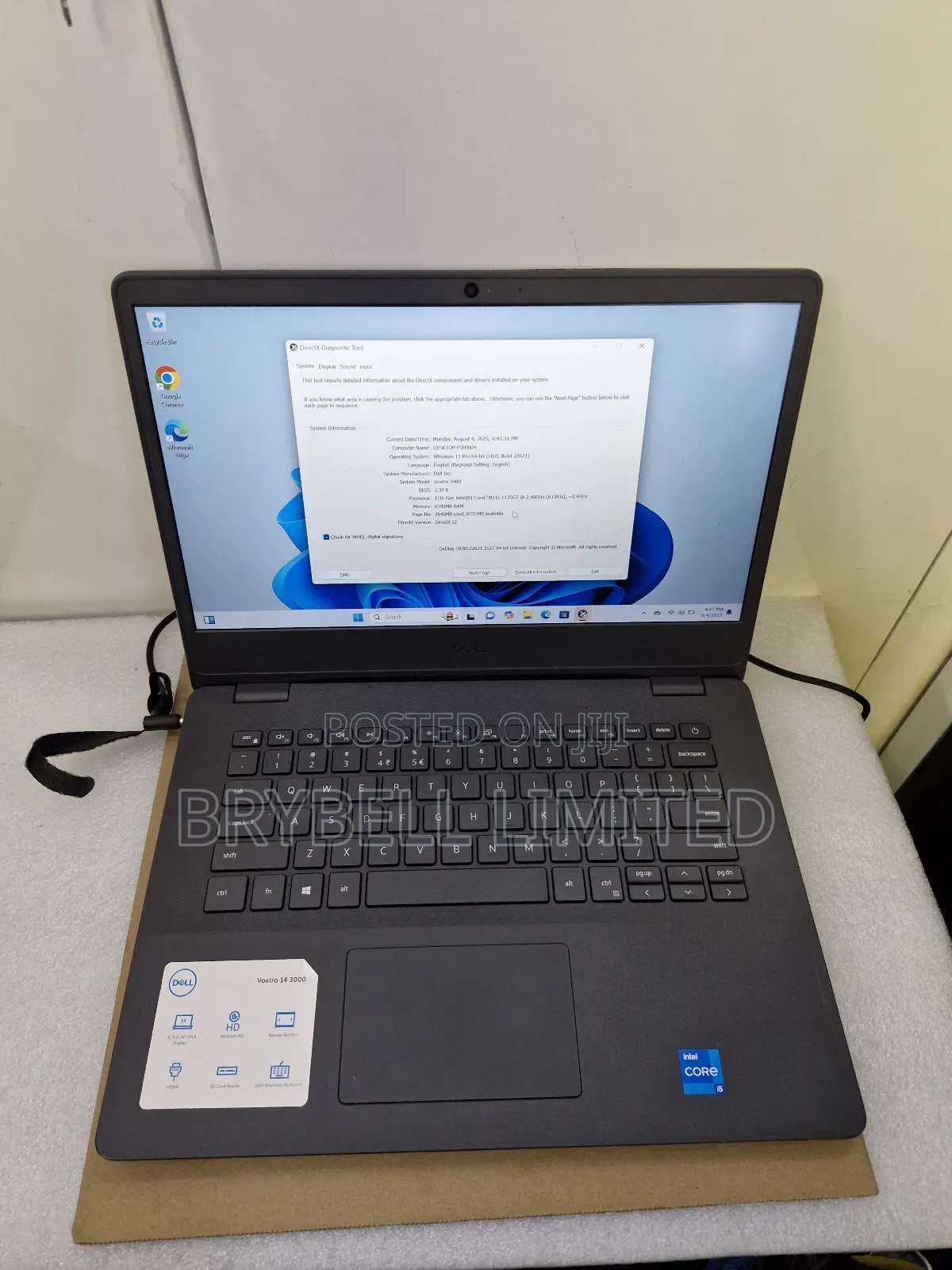 Laptop Dell Vostro 14 3000 8GB Intel Core I5 SSD 1T