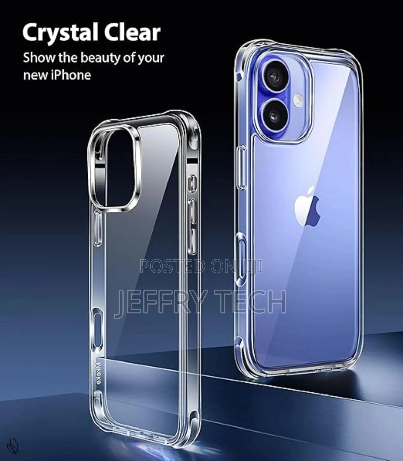 Mkeke for iPhone 16 Case Clear, [Not Yellowing Slim Case
