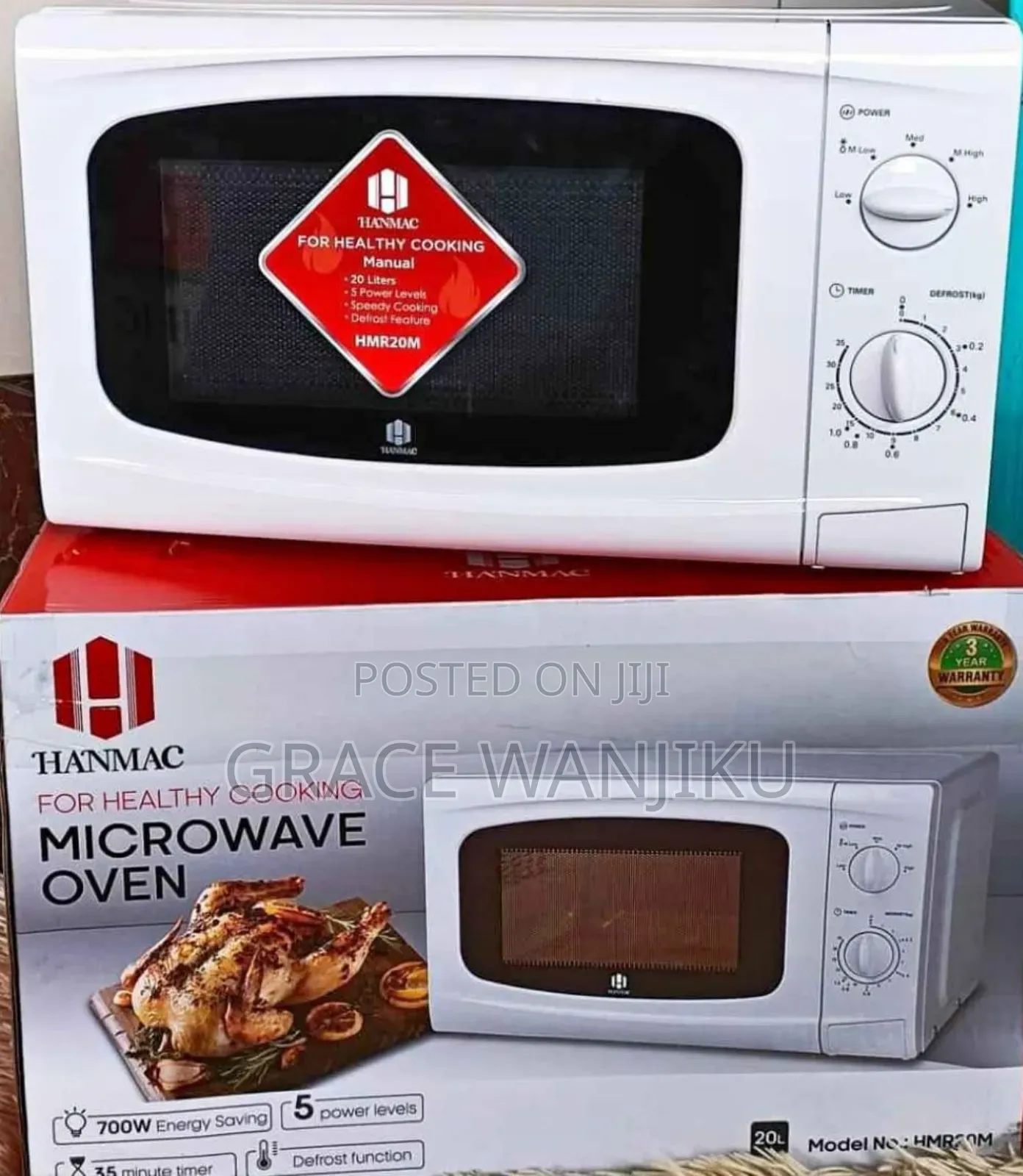 Hmr20mb(Manual White) Hanmac 20litres