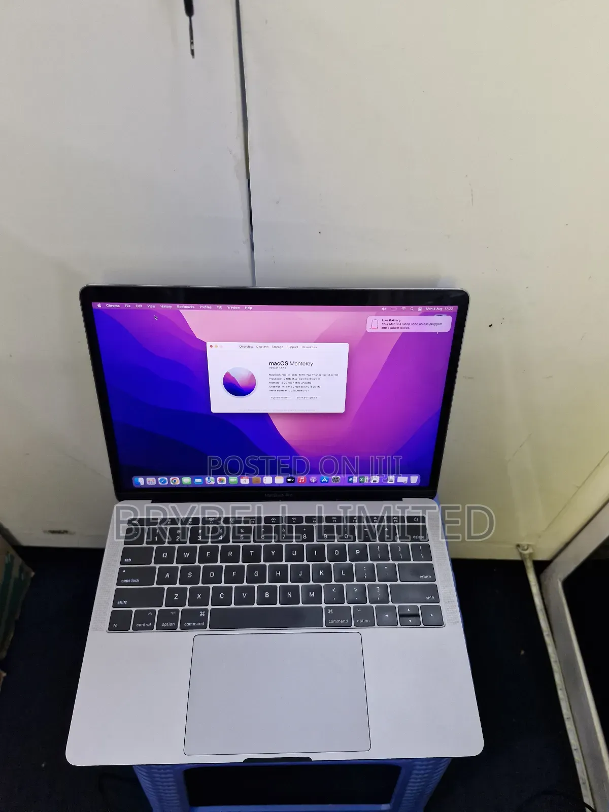 Laptop Apple MacBook 2016 8GB Intel Core I5 SSD 256GB