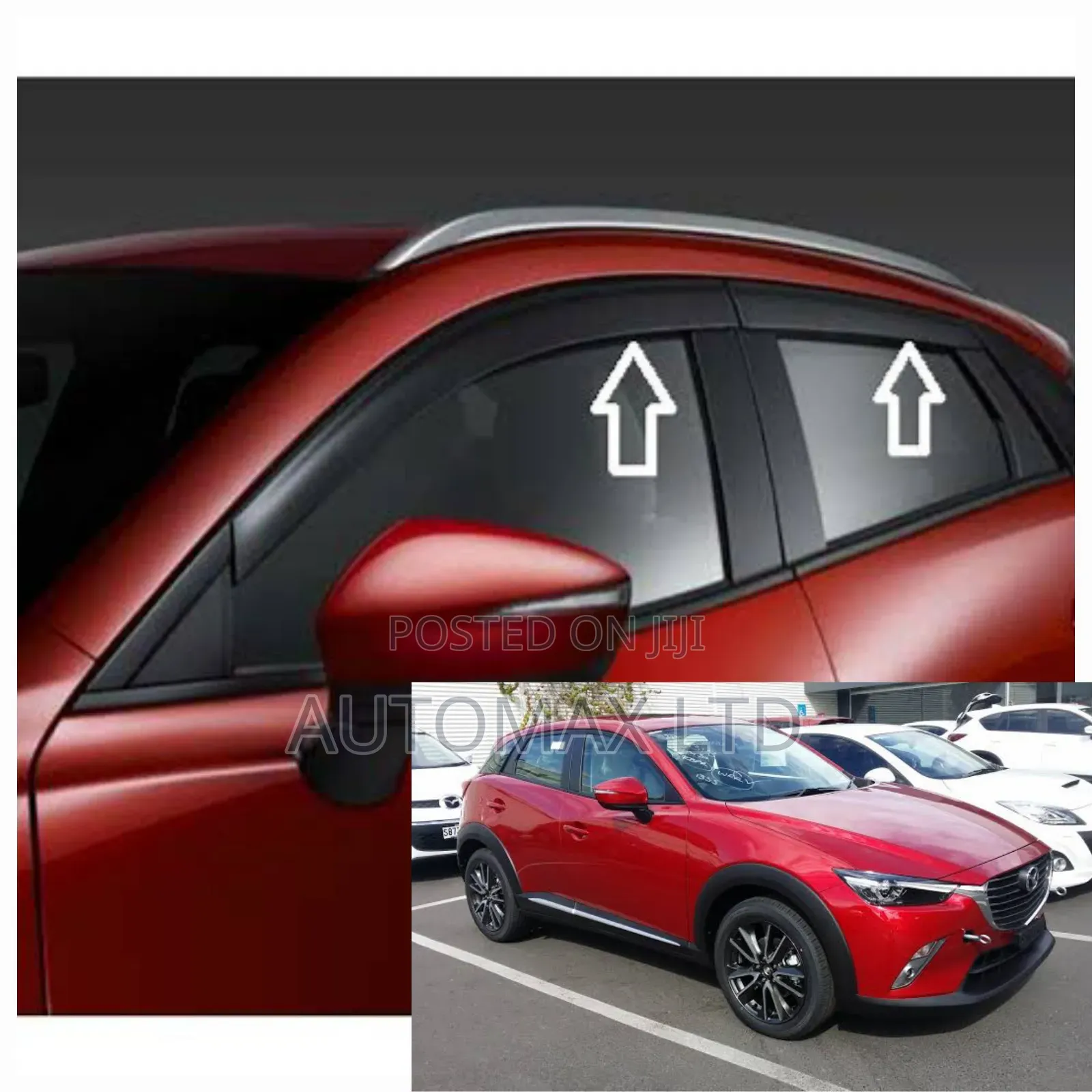 Mazda Cx-3 Wind Breakers / Rain Visor (New)
