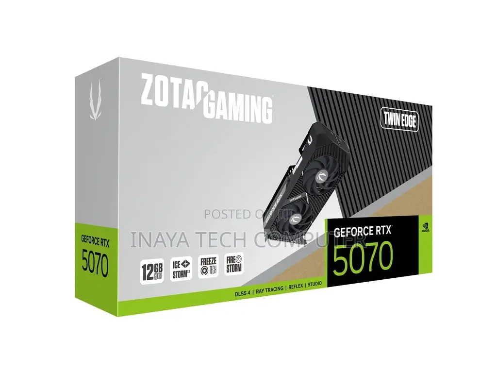 Zotac Gaming Geforce Rtx5070 Twinedge 12gbgddr7 Graphicscard
