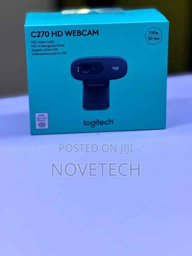 Logitech C270 Hd 720p 30fps Web Cam Camera 960-000694 Webcam - main view