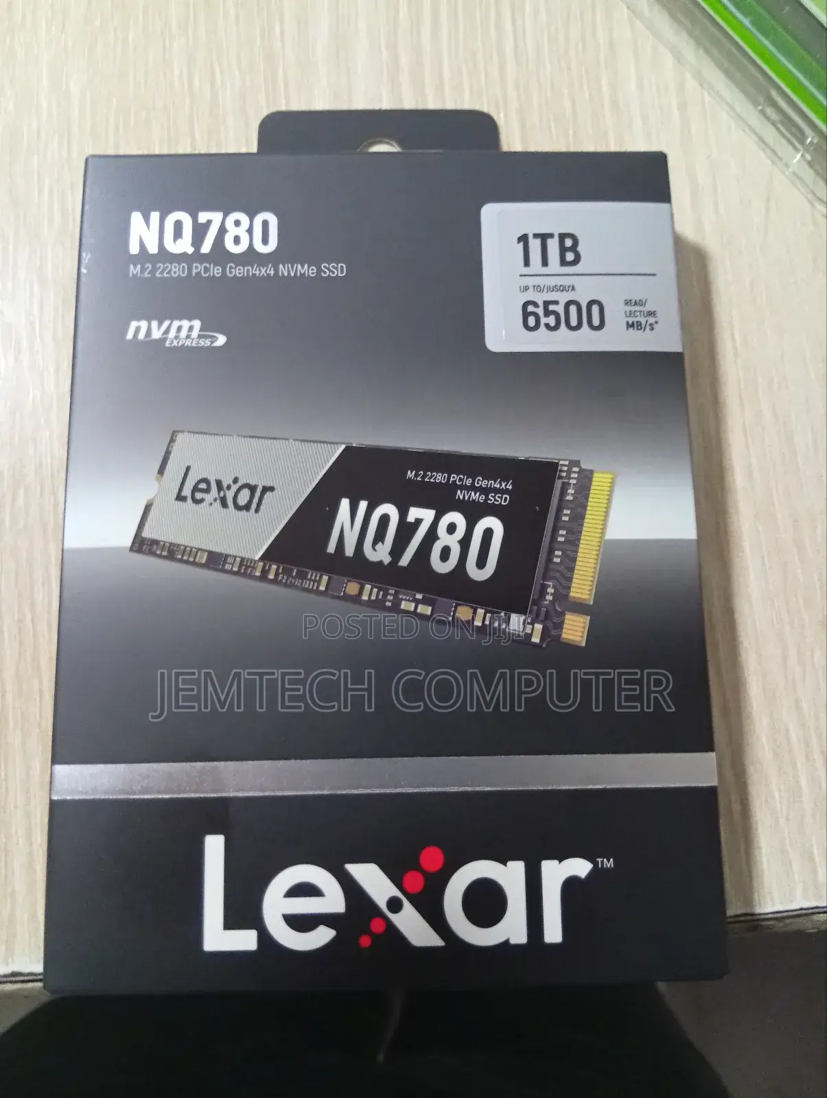 Lexar Lnq780 Internal Gen 4*4 SSD M.2 Pcie Nvme 2280 - 1tb