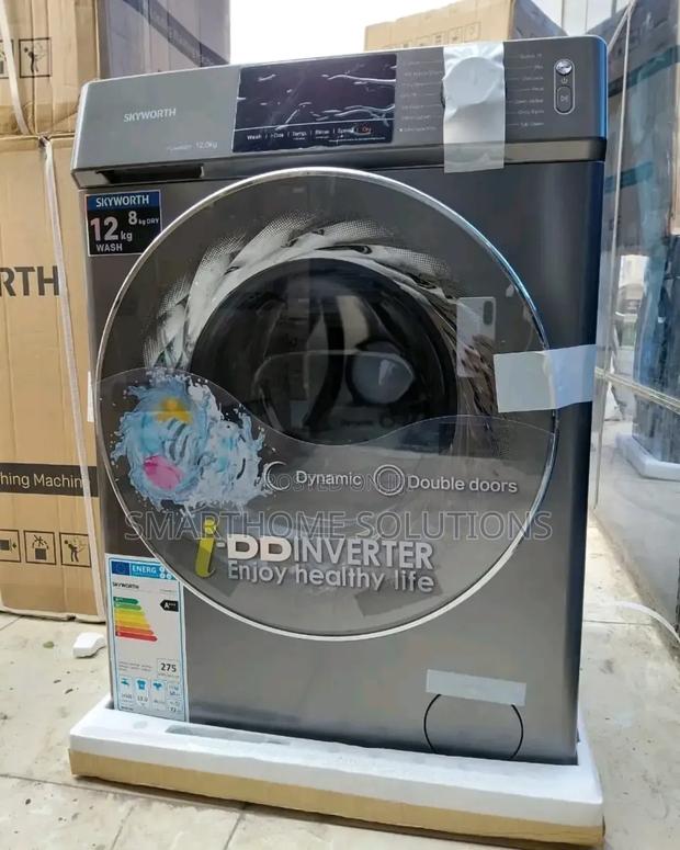 Skyworth 12kg Wash / 8kg Dry All-in-One Front Load Laundry