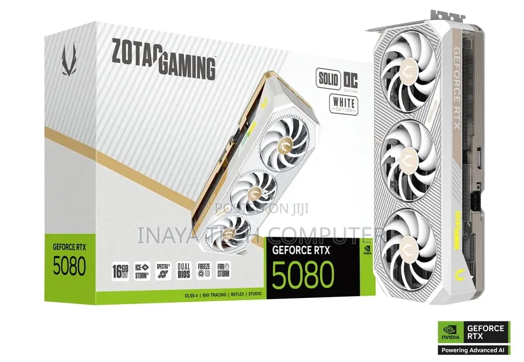 Zotac Gaming Geforce Rtx5080 Solidoc 16gb Gddr7 Graphicscard