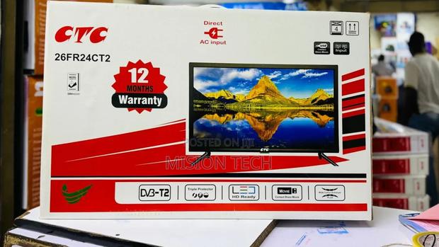 CTC 26" Inches,Hd Led Digital Tv,Ac/Dc,Usb+Hdmi 