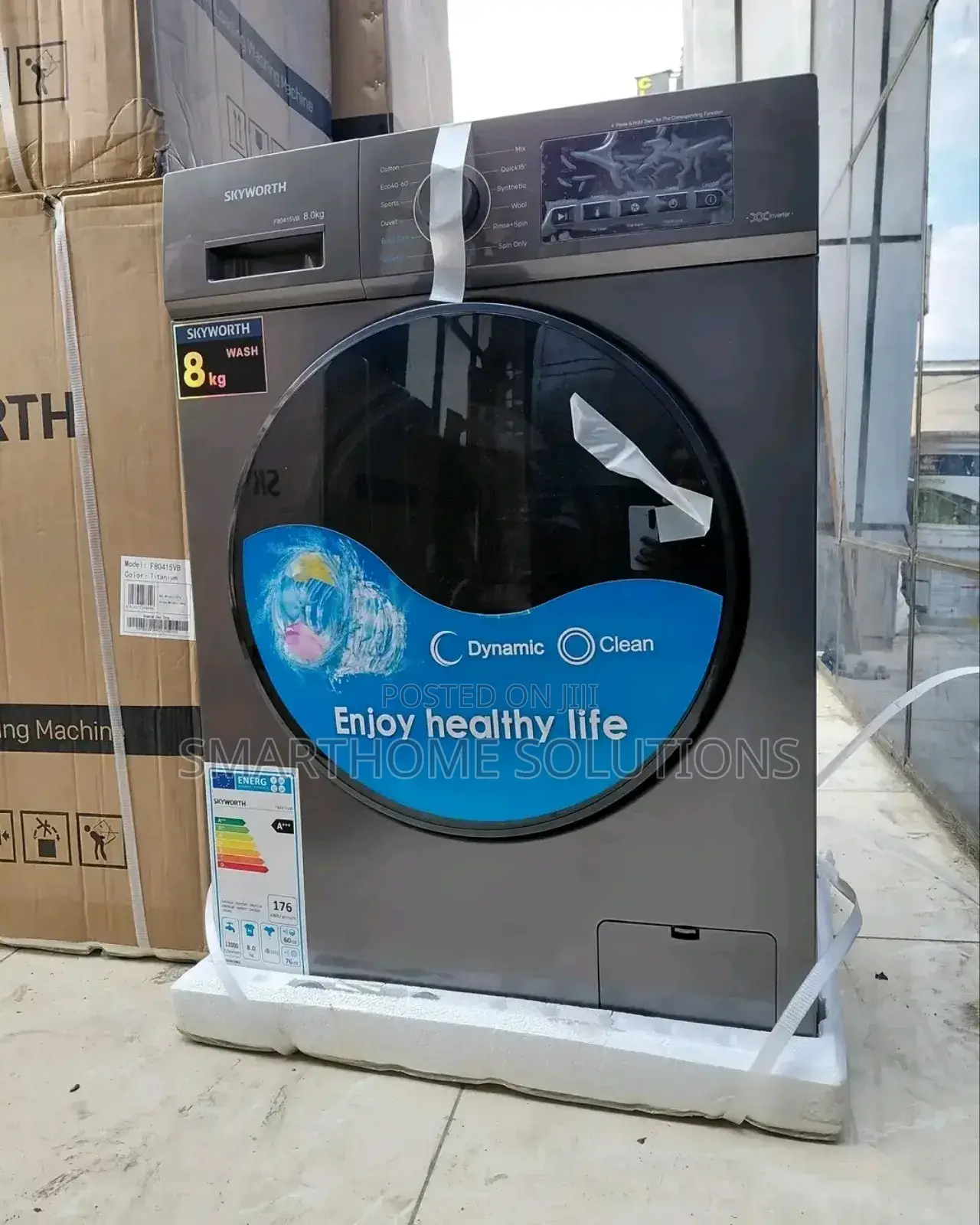 Skyworth 8kg Front Load – Family-Size Washer