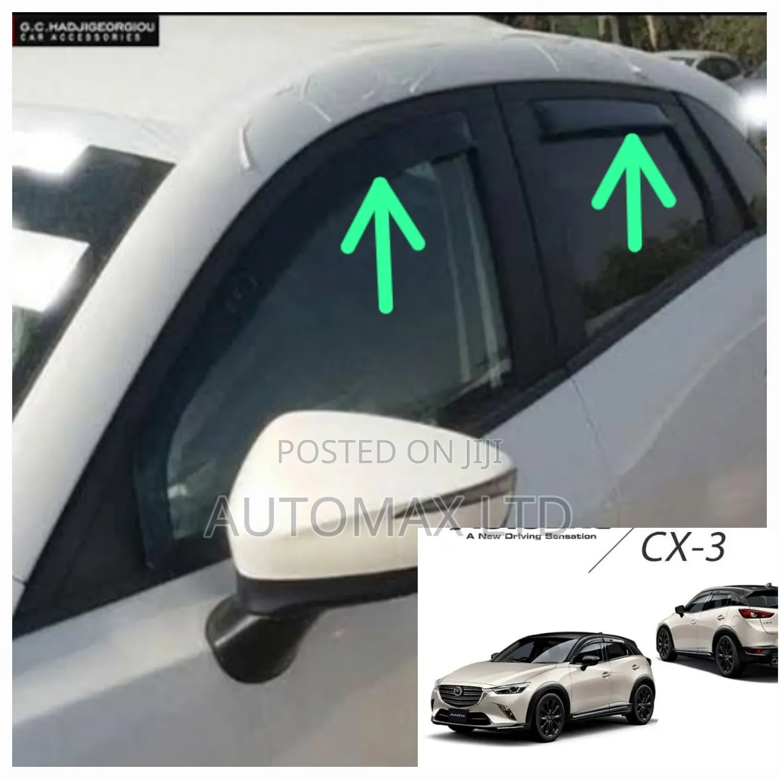 Mazda Cx3, Wind Visors/ Wind Breakers