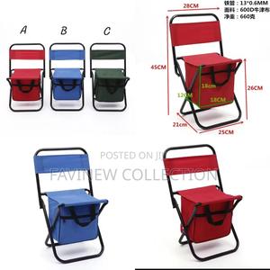 Kids Foldable Camping Chair With Storage Pouch - main view