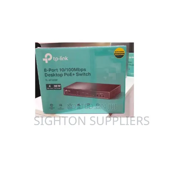 Tp-Link 8-Port 10/100mbps Switch 4-Port Poe+ - Tl-Sf1008p