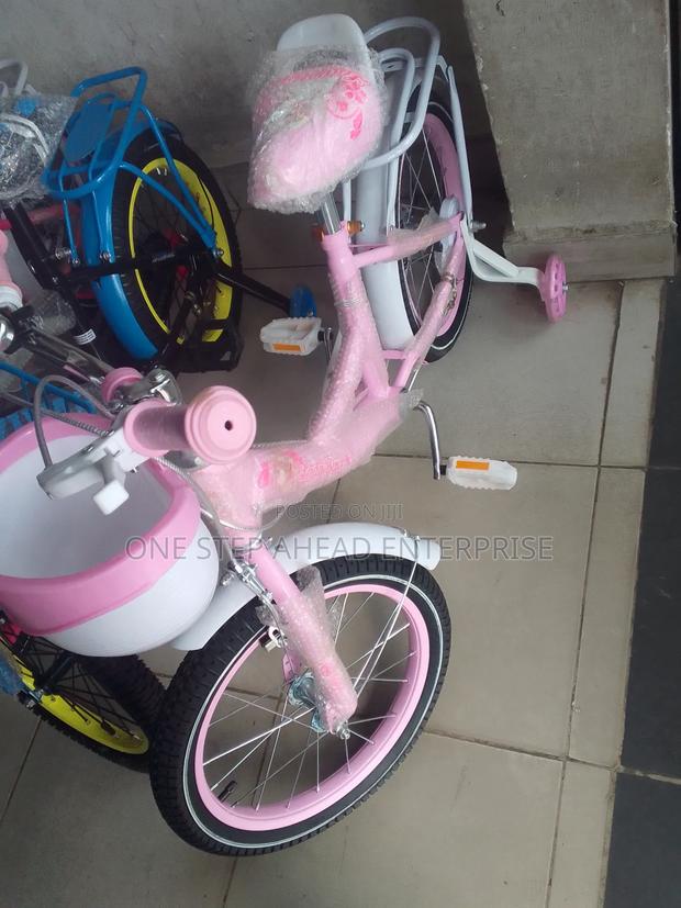 New Design Pink With Training Wheels Kids 4 to 7yrs Bike