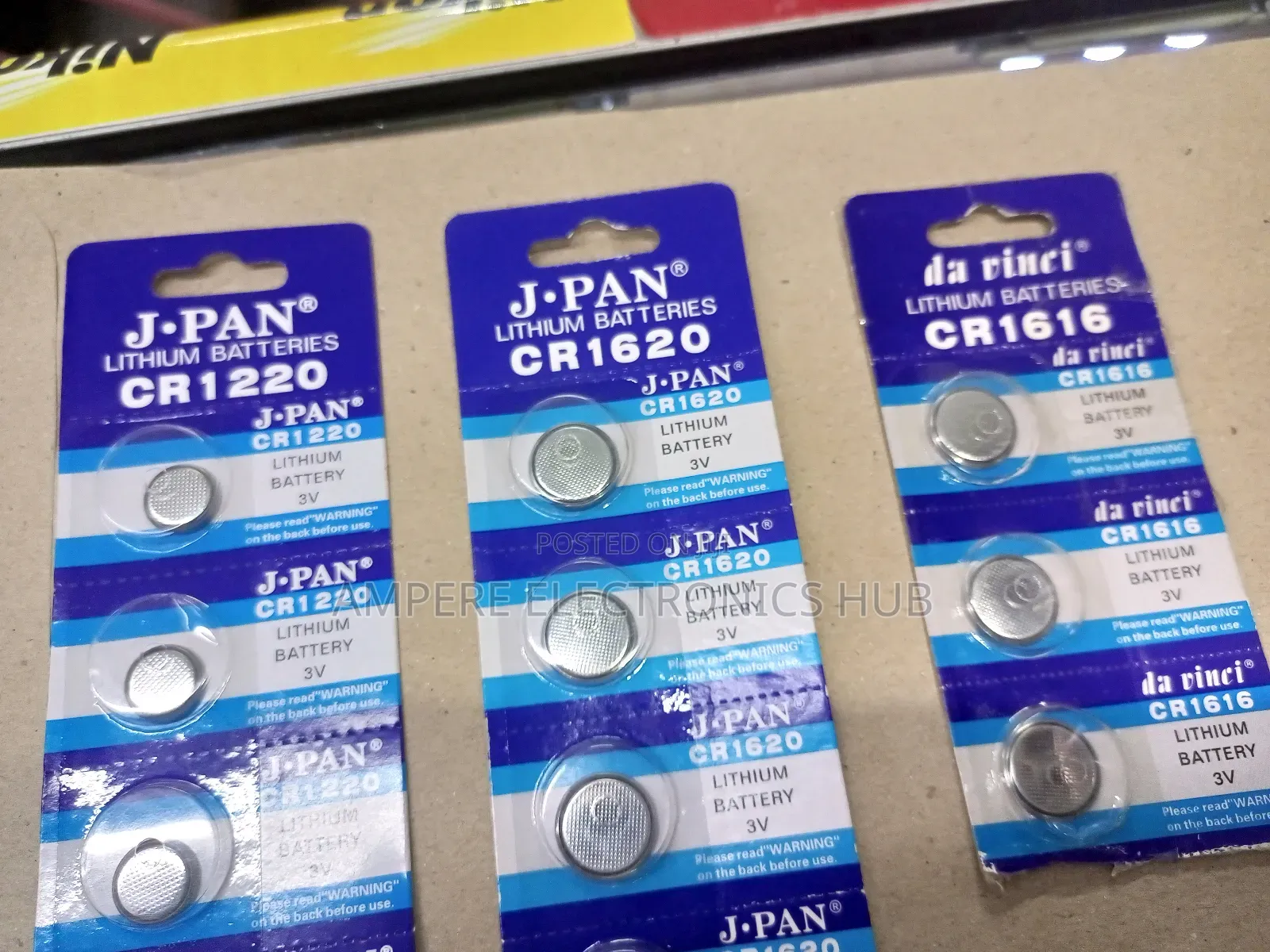 Cr1616 Cr2025 Cr1632 Cr2016 Cr2032 Cr1220 Cr1620 Battery