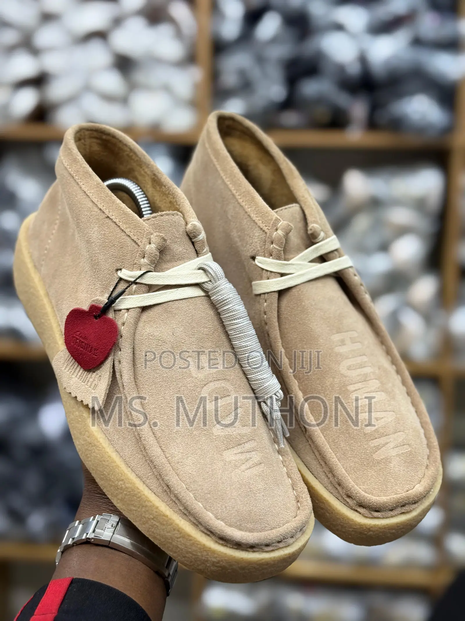 New !!  Suede Clarks Wallabees 40-45