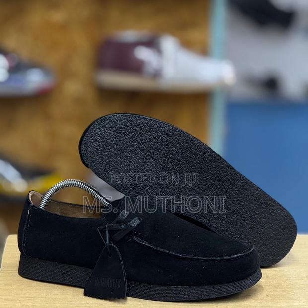 Black Suede Side Laces Clark’S Size 40-45