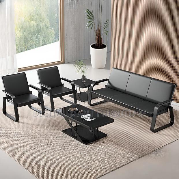 Office Sofa:5 Seater Office Waiting Sofa