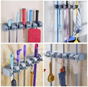 Broom Mop Holder Tidy Organizer, Wall Mounted Organizer