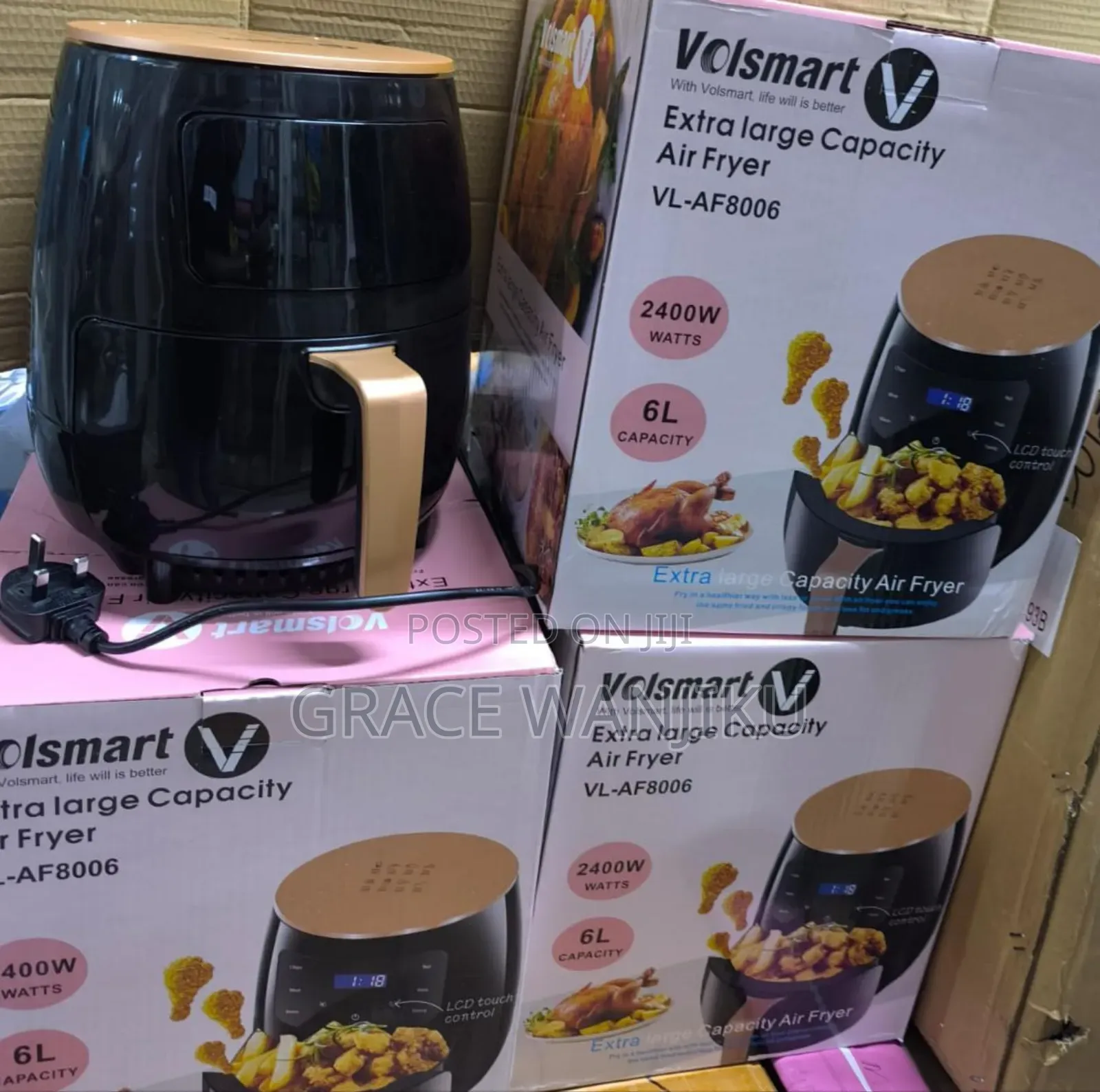 6ltrs Digital Volsmart Air Fryer