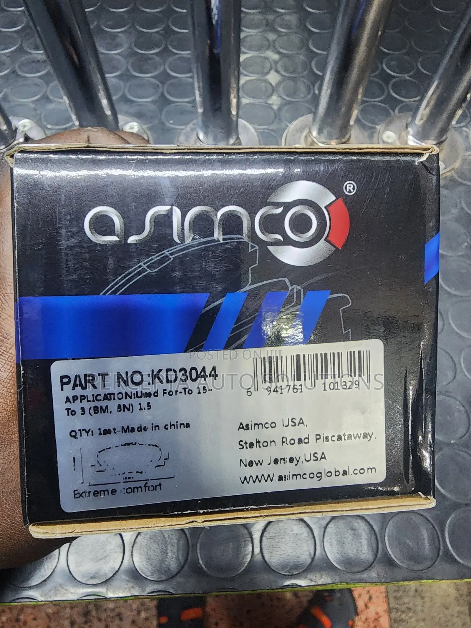 Mazda Axela New Model MB Mazda 3 Asimco Rear Brake Pads Kd 3044