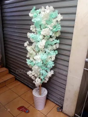 Blue and White 1.6m Blossom Tree
